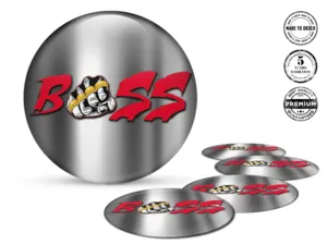 Adesivo Coprimozzo Stile Turbo Burst